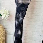 Boutique Black & White Sheer Flare Leg Pants Photo 4