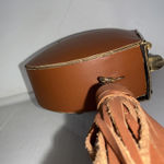 Sam Edelman  Jaded Boho Hippie Fringe Gypsy Leather Metal Handbag Clutch Read! Photo 5