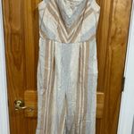Anthropologie Womens Boho Savannah Striped Wide Leg Jumpsuit Size 2 Photo 0