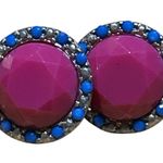 Women's Unbranded Pink Blue One Size Stud Earrings Photo 1