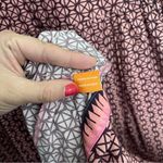 Oliphant Maxi Dress Ruffle Short Sleeve V Neck Red Size M Photo 4