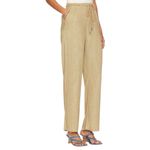 Heartloom  Lavina Pants in Moss Large New Womens Loose Linen Trousers Photo 2