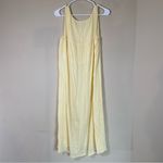Everlane The Naia Ripple Midi Tank Dress In Pastel Yellow Photo 8