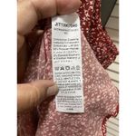 Source Unknown Sun Dress‎ Rust/White Floral Print Straps Size Large Zip No Tag Knee Length Photo 5