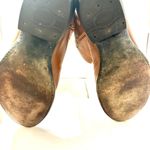 Vintage Remington Cowgirl Brown Leather Handmade Boots Size 7 C Photo 5