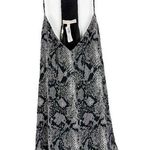 Lavender Brown NWT Snakeskin Racerback Tank Top Black Charcoal Size Small S NEW Photo 0