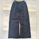 PINK - Victoria's Secret  Black Wide-Leg Pants Photo 2