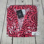 Area‎ Stars Circle Dot Puff Sleeve Dress In Red L NWT Size L Photo 6