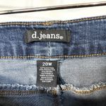 D. Jeans Plus Size 20W Skinny Jeans Denim Dark Wash Blue High Rise Stretch 804 Photo 7