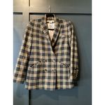 Veronica Beard  Oria glen tonal Plaid double breasted Dickey Jacket wool blazer 0 Photo 7