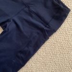 Senita Athletics High Rise Full Length Leggings Navy Blue Pockets Like New Small Photo 2