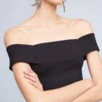 Deletta  Off the shoulder black top size small from Anthropologie Photo 0
