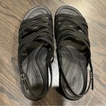 Crocs Women's Brooklyn Strappy Low Wedge Sandals Size 10 Black Photo 6