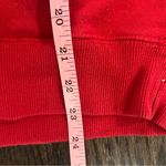 Champion Red Quarter-Zip Sweatshirt Photo 4