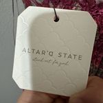 Altar'd State New with tags Deep Pink Cut-Out Sundress with Spaghetti Straps for Wedding Guest Photo 7