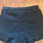 ZARA Black Ruffle Shorts Photo 1