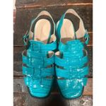 Intentionally Blank Haddie Fisherman Sandal Blue Size 8 Photo 5
