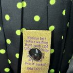 Vera Wang Princess by  Polka Dot Sheer Back Dress With Belt Juniors Size 9 Black Photo 10