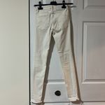 All Saints | White Frayed Hem Skinny Jeans Mast Size 24 Photo 3