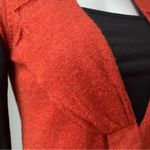 Anthropologie Moth Orange/Rust Wool Bow Front Sweater Vest Photo 15