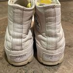 Converse White Chuck Taylor All Star Lugged Leather Sneaker Shoes Womens Size 8 Photo 4