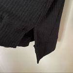 Everleigh Top Tunic Cowl Neck Black Soft Rib Knit Cozy Casual Long Sleeve Size XS Photo 3