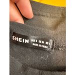 Blue Butterfly Graphic Crop Top Black Short Sleeve Stretch Tee Size Small Photo 4