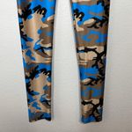 Gold Sheep NWOT  Brown and Blue Camo Leggings size S Photo 3