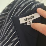 BB Dakota  navy and white striped short sleeve romper s 4. Fully lined & pockets Photo 2