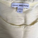  Women’s T-Shirt Size 4 (James Perse Sizing) in pale yellow Photo 2
