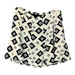 Show Me Your Mumu SKATER CIRCLE SKIRT BLACK WHITE GEOMETRIC PATTERN SIZE LARGE Photo 0
