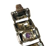 Vintage Women's Link Wrist Bracelet Multicolor Gem Stone Jewelry Accessories Blue Photo 9