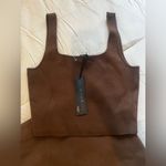 House of Harlow  1960 two piece set brown sz S Photo 2