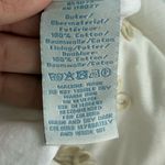 Boden White Knee Length A Line Skirt Gold Embroidery Filigree Cottagecore Sz 10 Photo 5