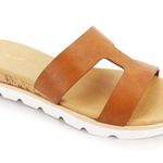 Bamboo  | Tan H-Band Hotspot Wedge Sandal Photo 5