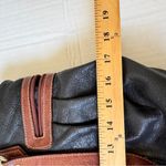 Avorio Made In Italy Black Leather Shoulder Bag Purse Handbag Tote Photo 5