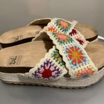 Dirty Laundry Crochet Platform Sandals Photo 0