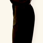 ZARA Black dolman maxi dress high neck classic blogger fav casual fall formal Photo 0