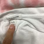 BeachLunchLounge Pink and White Tie-Dye Crew Neck Photo 3