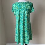 Soft Surroundings  Santiago Gaia Tropical Green Pullover Short Sleeve Midi Dress Photo 6