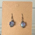 Crystal Dangling Earrings‎ Silver Photo 1