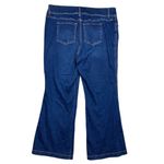 Spanx Women's 3XL Petite High Rise Flare Jeans Blue Slimming Pull-On Retro Photo 3