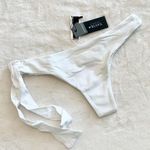NWT Tavik Goldie Swim Bottom in Ribbed White Photo 1