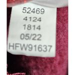 Memebers Mark Ribbed Half Zip Hoodie Burgundy Athleisure Casual Pullover Small Red Photo 4