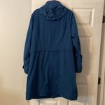 Weiboer Women’s Jacket size shows 56 teal color long 40” bust 50” Photo 6