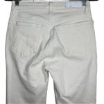 RE/DONE 90’s Originals High Waist Ankle Crop Jeans Vintage White Size 27 Photo 11