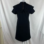 Gracia  Black Ruffled Dress Size S Photo 4