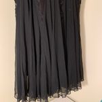 Nicole Bakti V-neck Black Lace Gown Photo 2