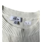 FATE. White Eyelet Knit Sweater Women's Size Medium | 28-6 Photo 3