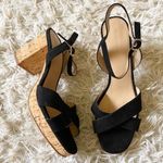 Attention Chunky Platform Cork Heels Photo 0